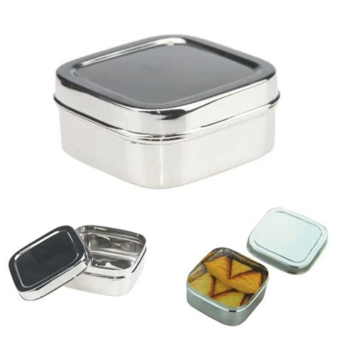 stainless steel box small|small stainless steel square containers.